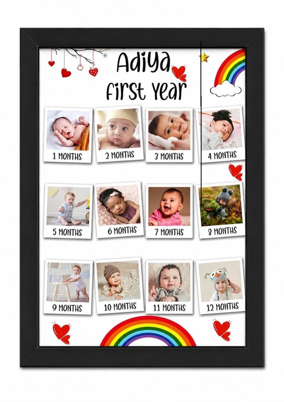 (1st Year Journey) Birthday photo frame