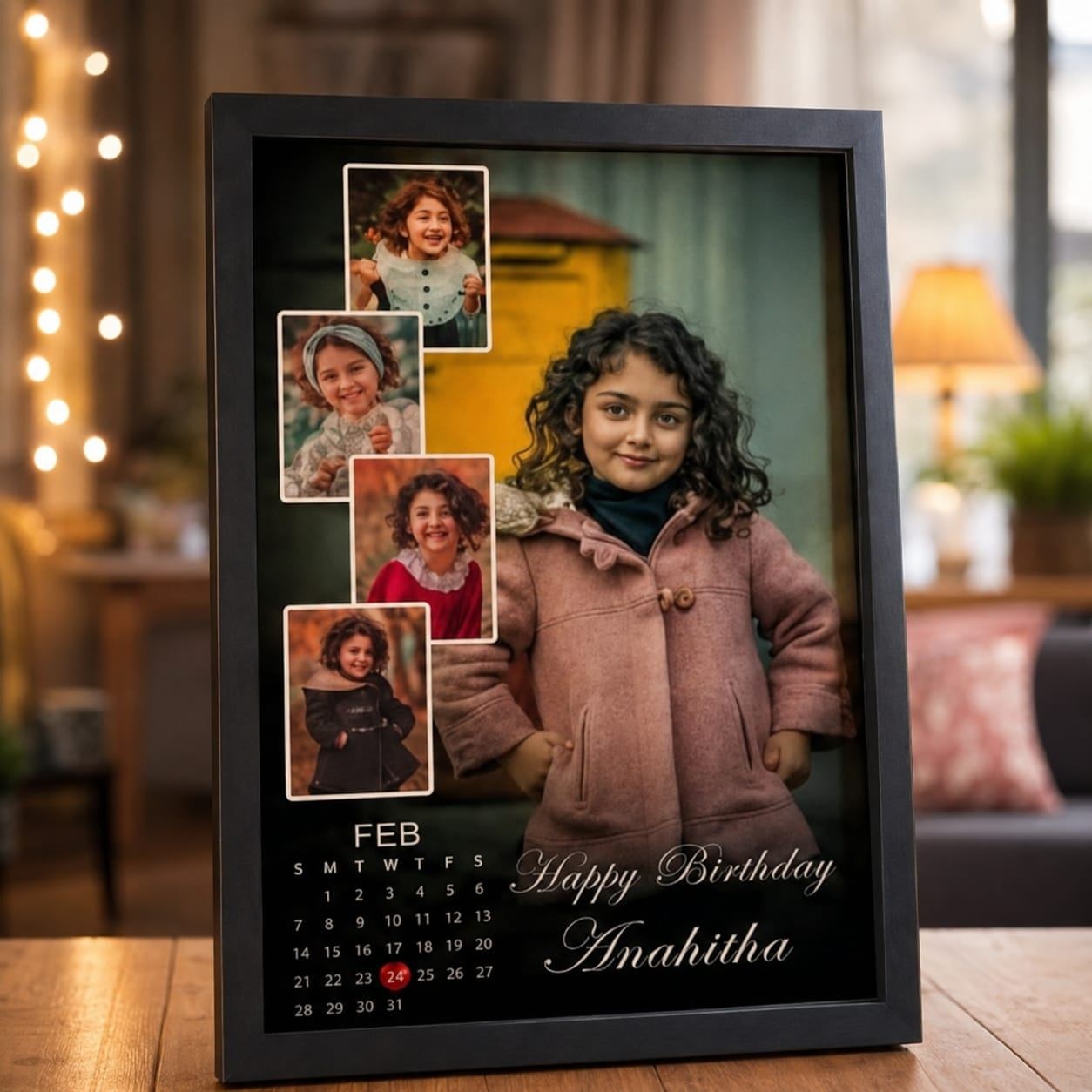 beautiful personalized calendar frame