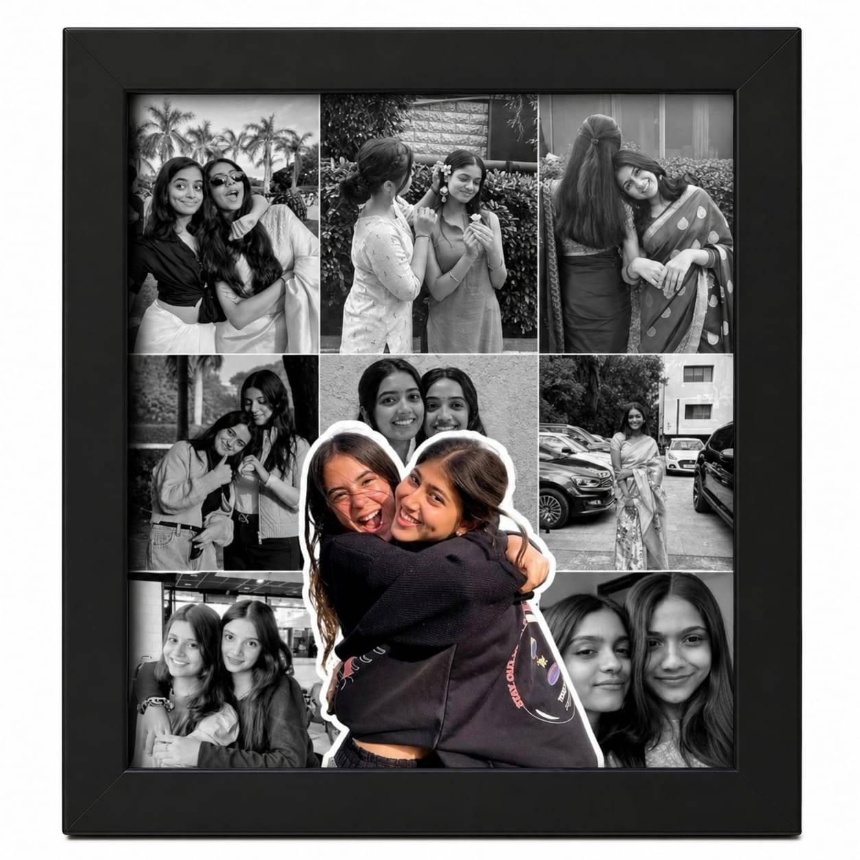 Best friend Happy moment photo frame 