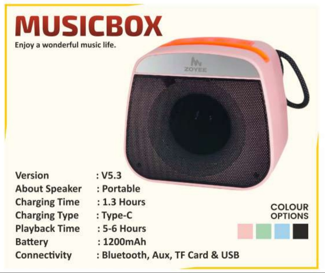 Music Box Bluetooth Speaker