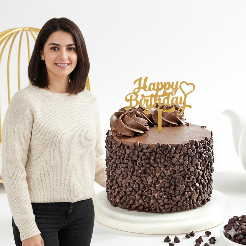 Choco Chip Truffle Cake