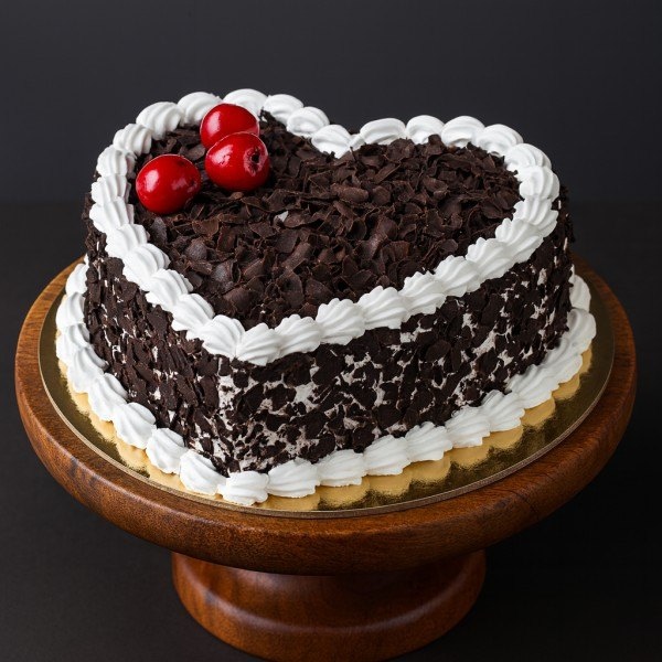 Chocolate Red Cherries Cake