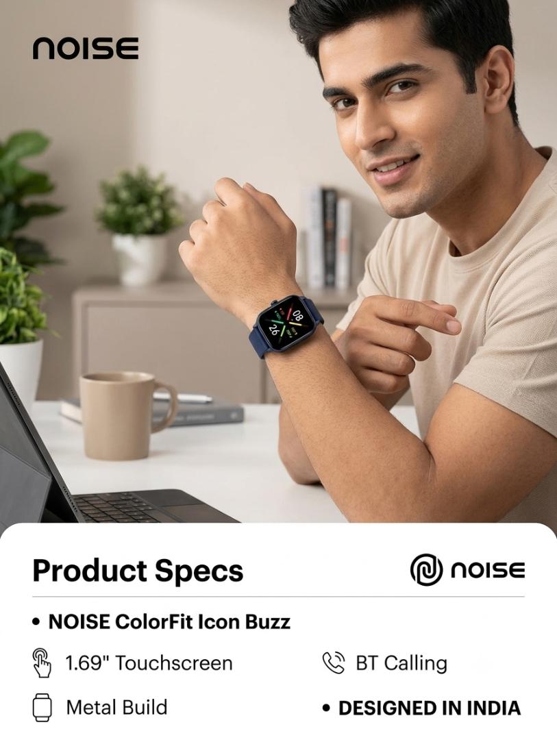 Noise Colorfit Icon 2 1.8" Display with Bluetooth