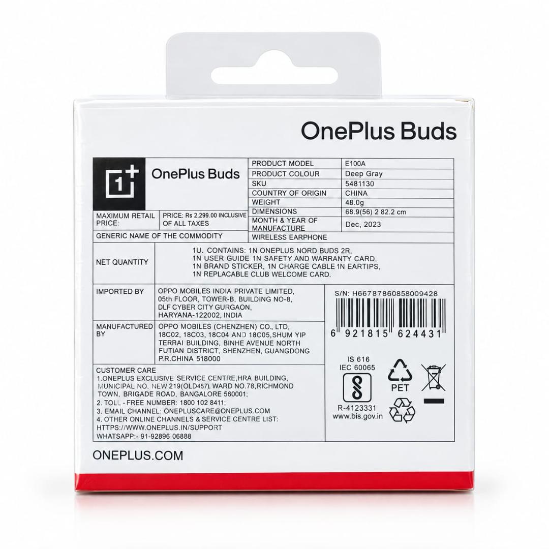 OnePlus Buds 4 – Wireless Bluetooth Earbuds