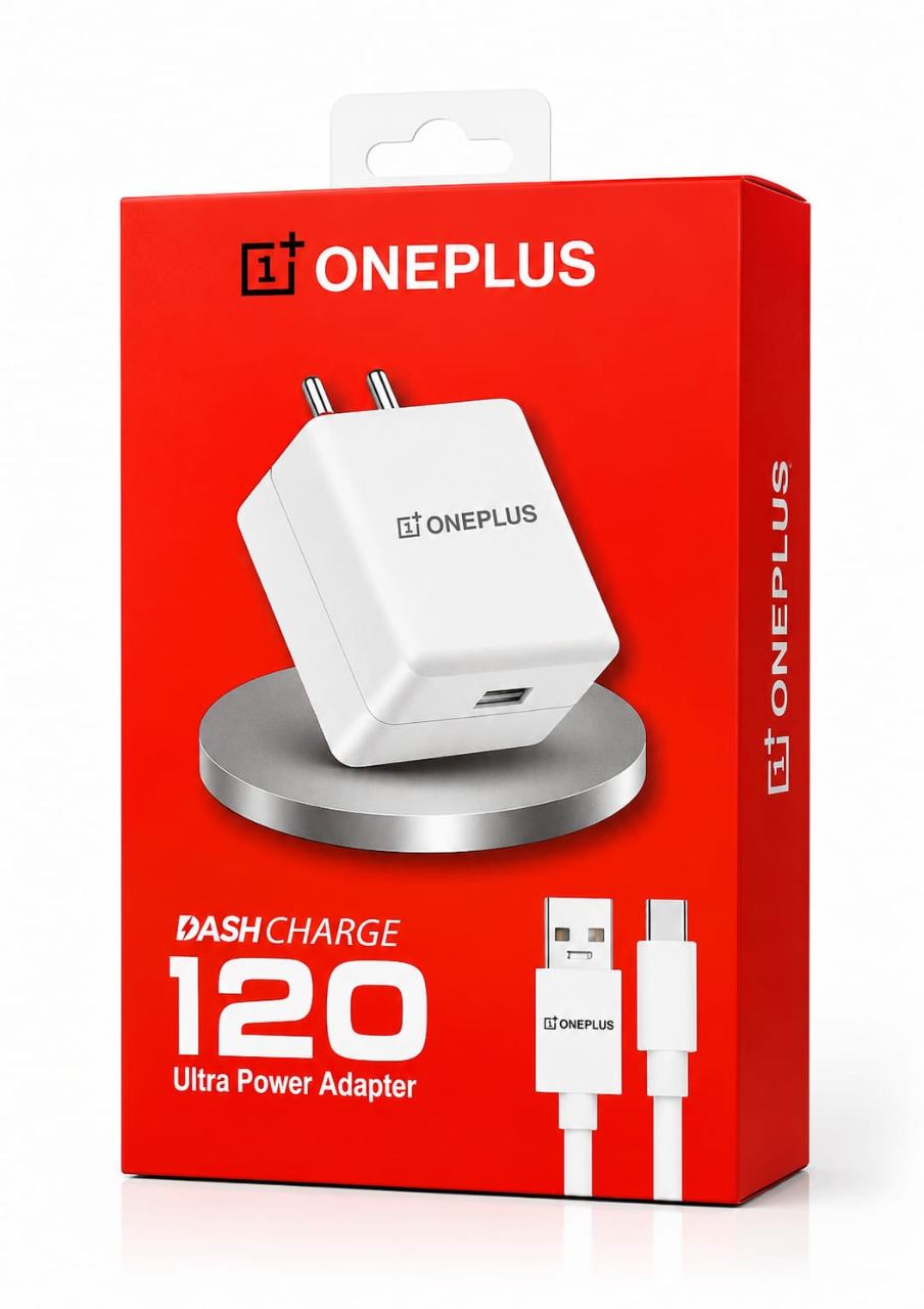 ONEPLUS DASH CHARGE 120W  ULTRA  POWER ADAPTER  WARRANTY 6MONTH