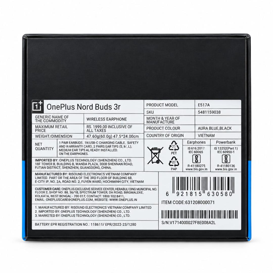OnePlus Nord Buds 3 Pro True Wireless Bluetooth Earbuds
