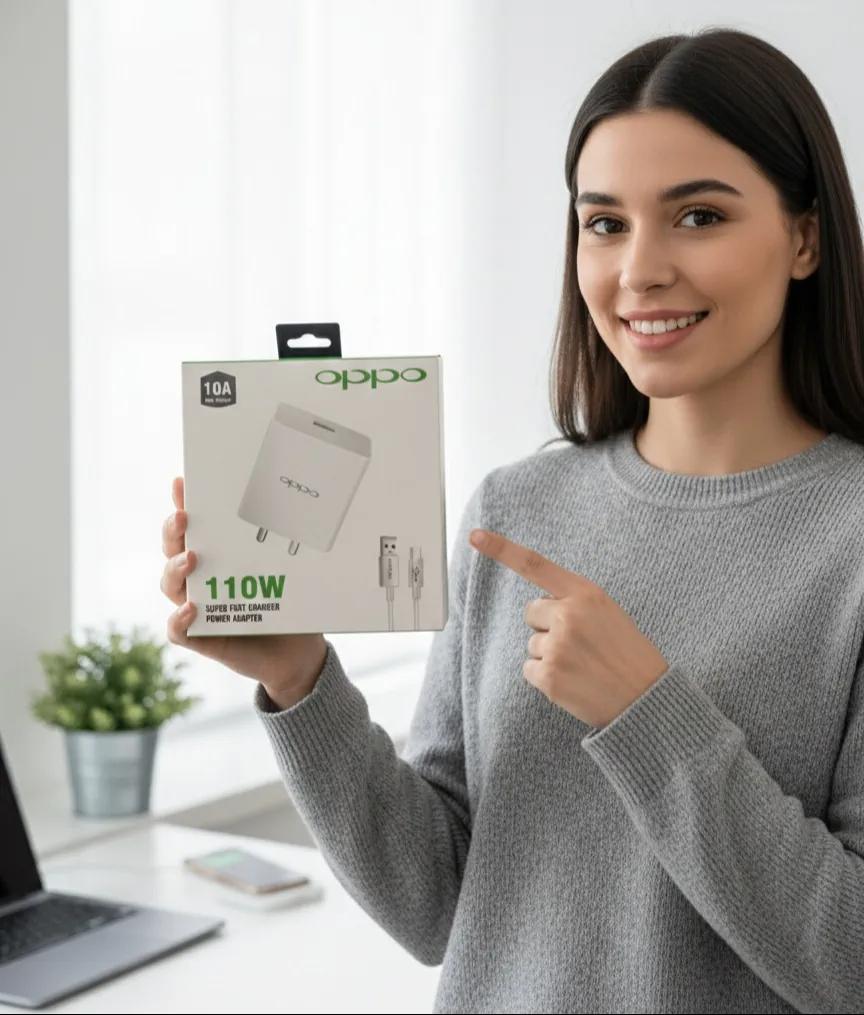 Oppo 110W Super Fast Charger Power Adapter Warranty 6Month