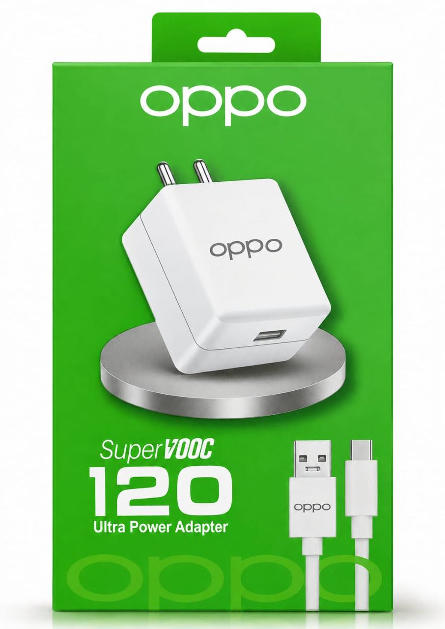 Oppo120w super vooc ultra power adapter Warranty 6 Month
