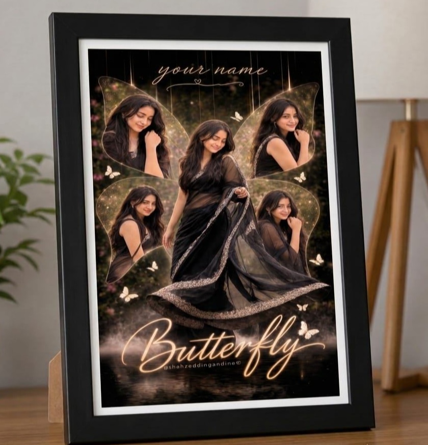 Personalized Butterfly Photo Frame
