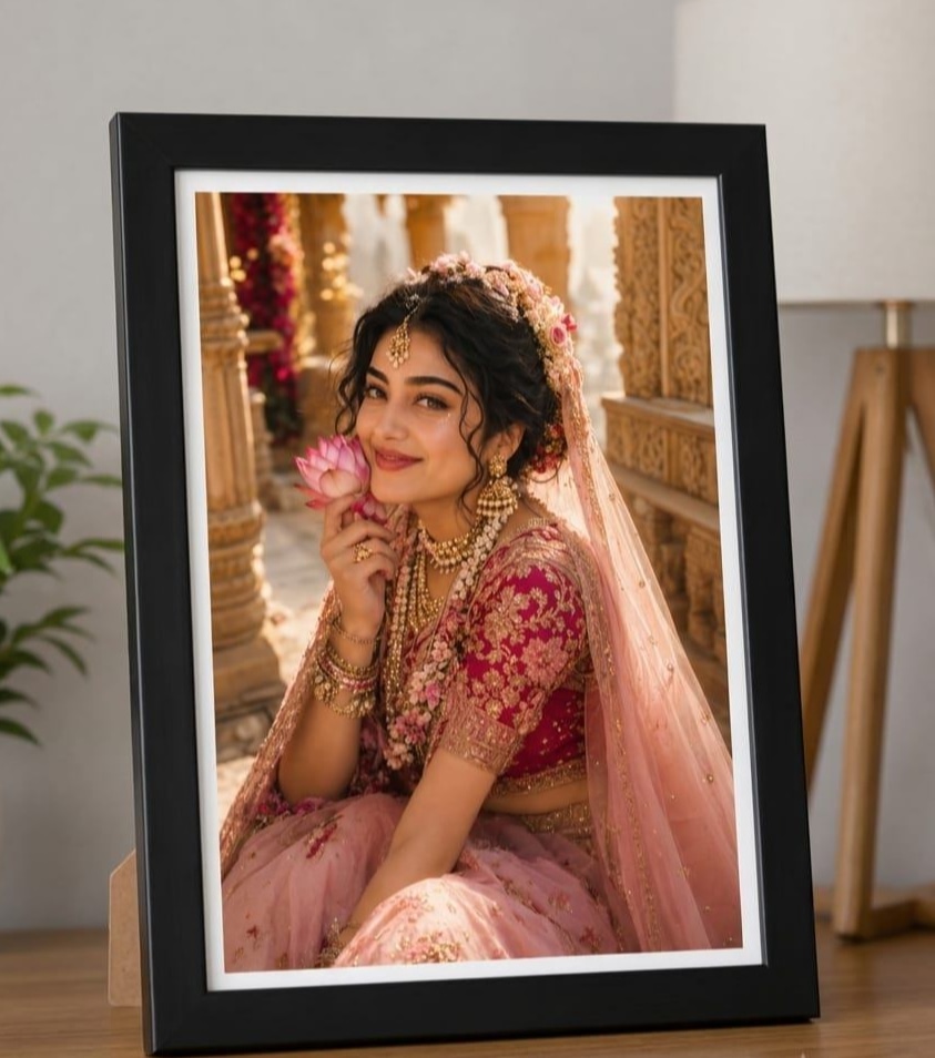 Personalized Radha Rani Inspired Look