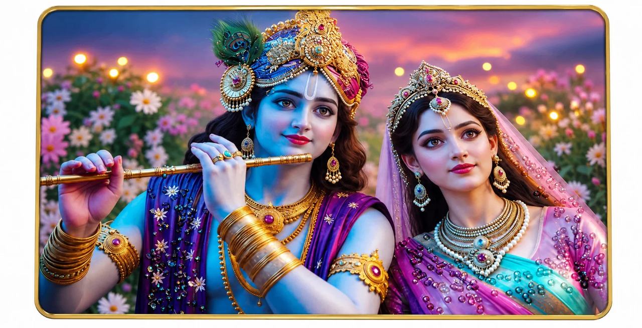 Radha Krishna  (12×18 Size)