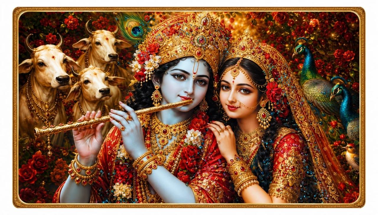 Radha Krishna (12×18 Size)