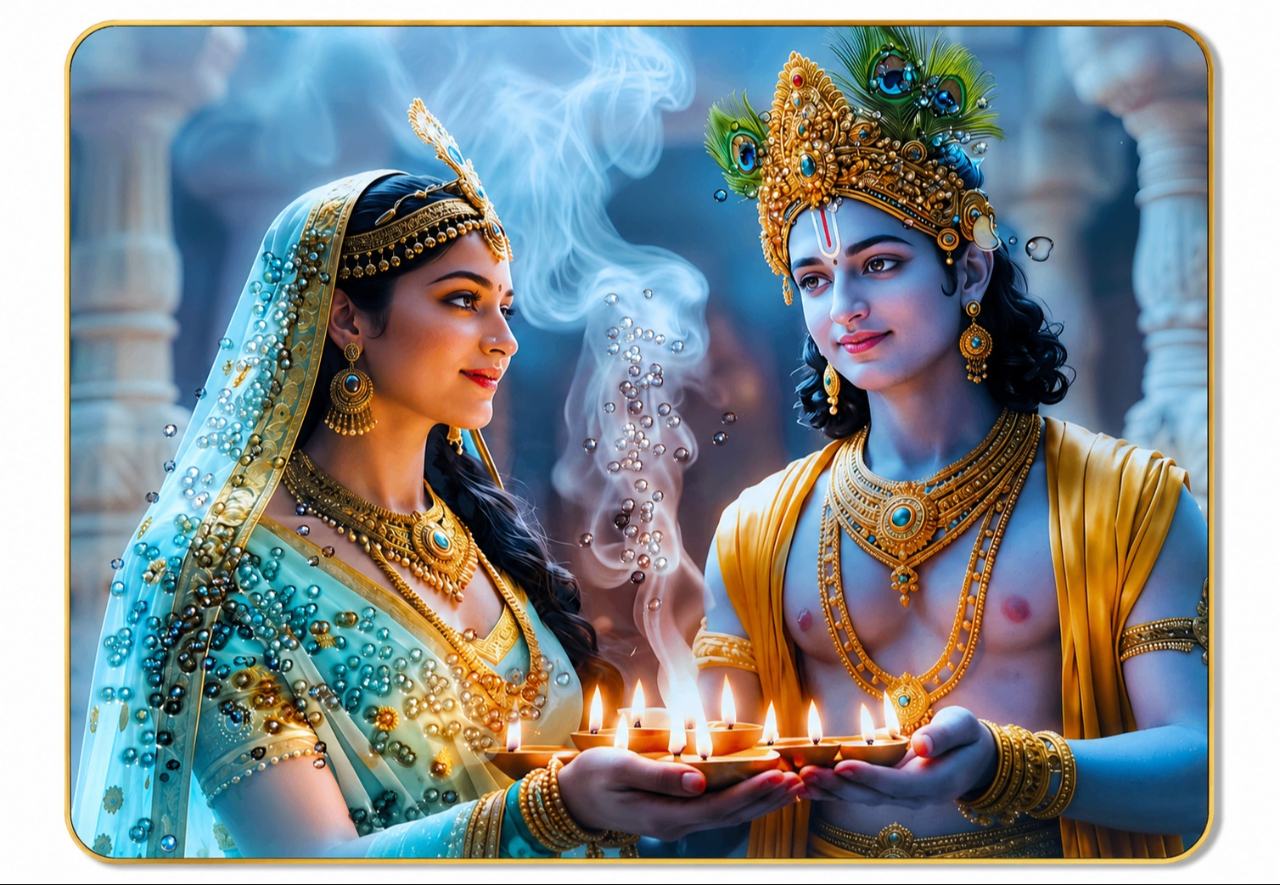 Radha Krishna (12×18 Size)
