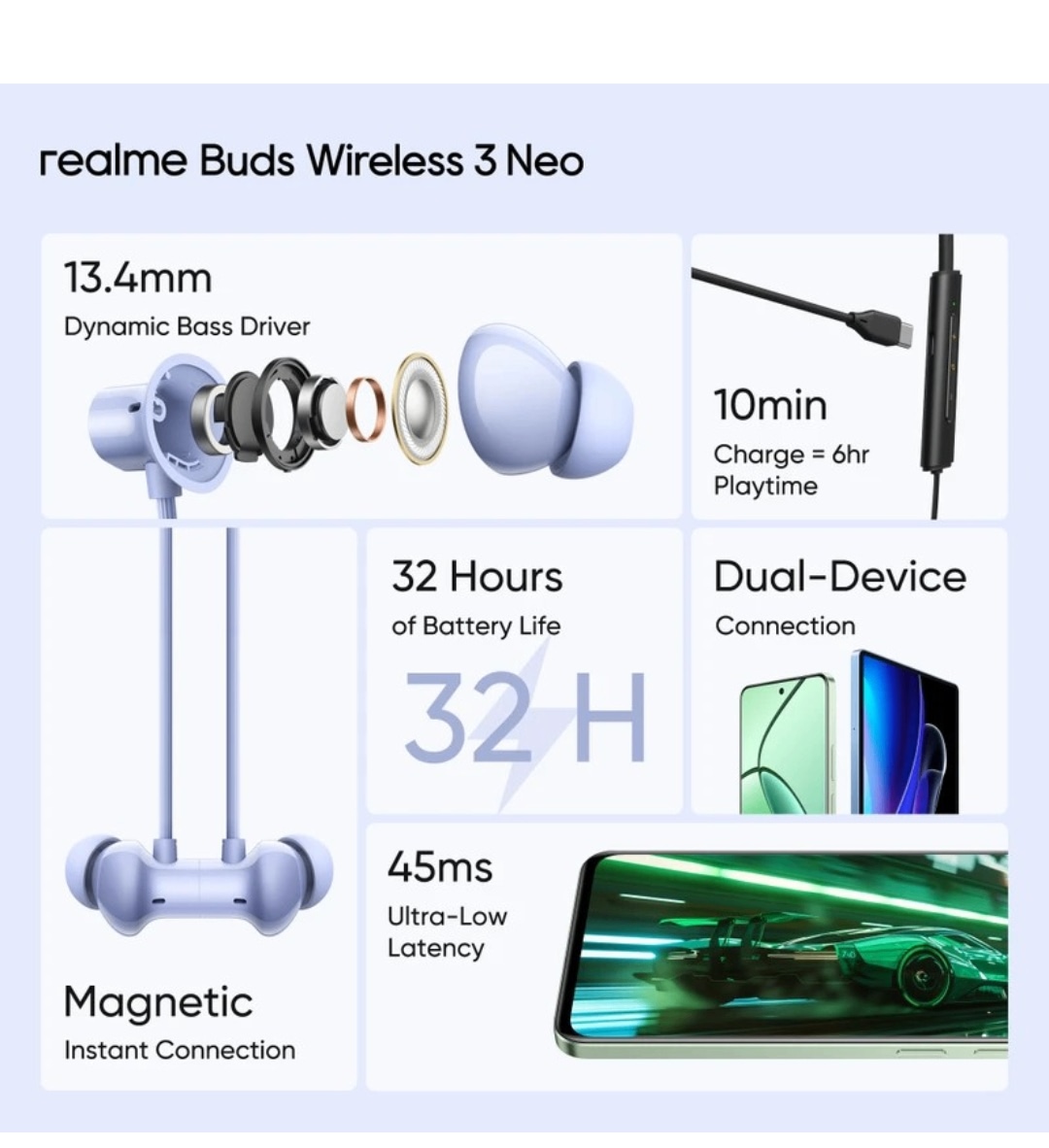 realme Buds Wireless 3 Neo