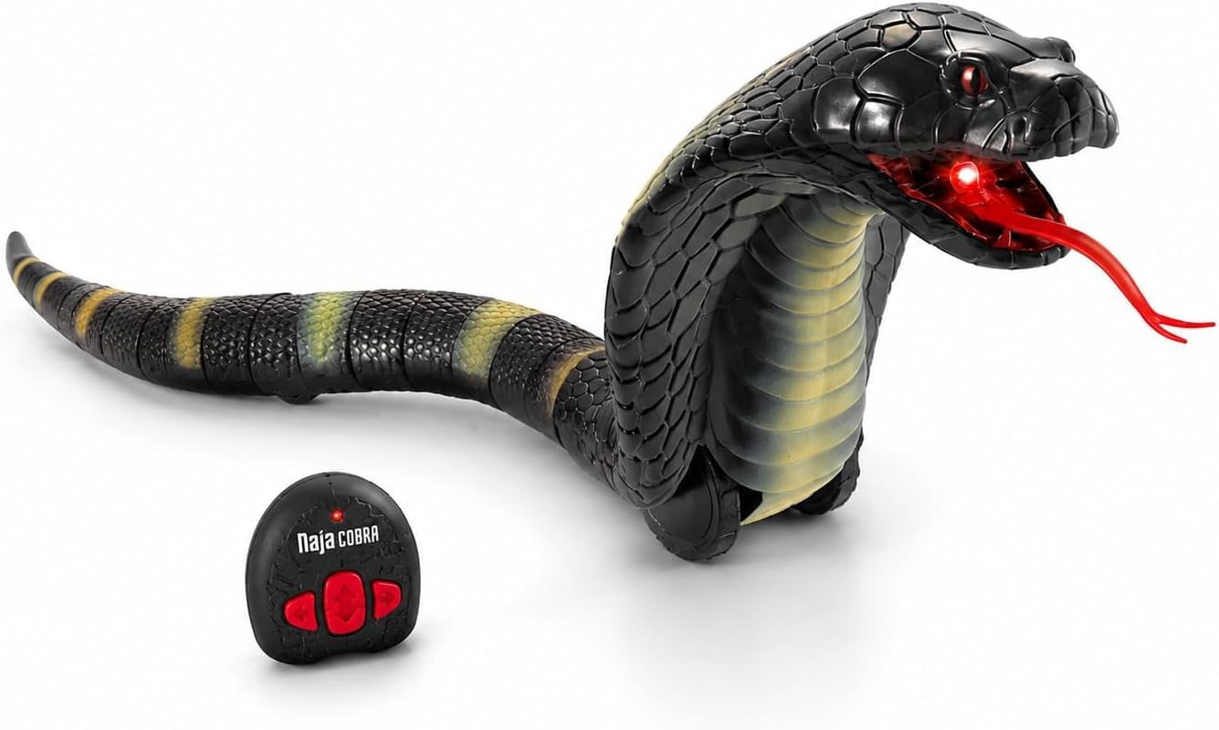 Remote Control Snake Toy with Light Effects