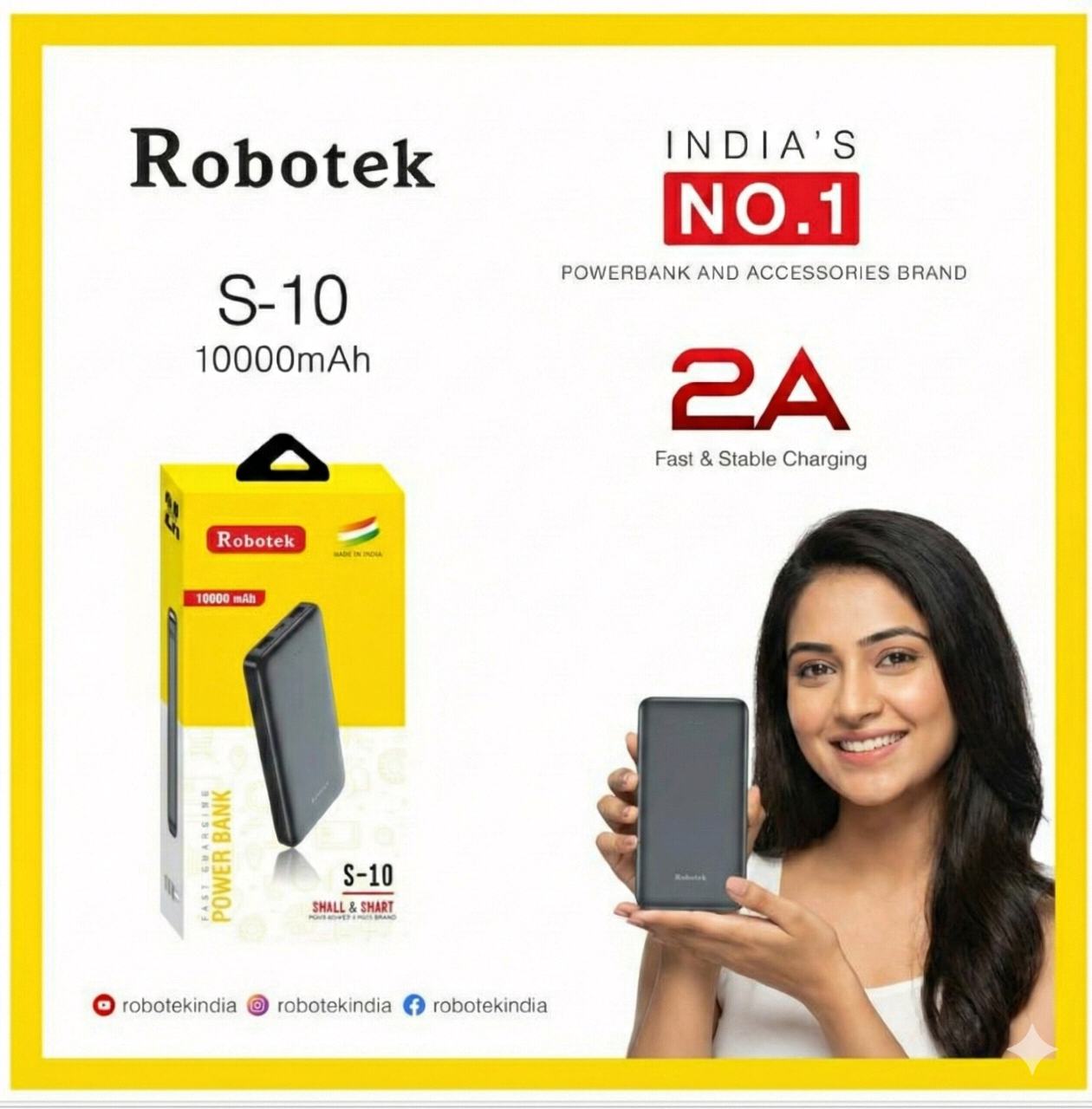 Robotek S10 10000mAh Power Bank