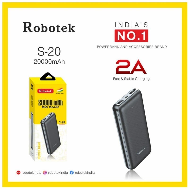 Robotek S20 20000mAh Power Bank