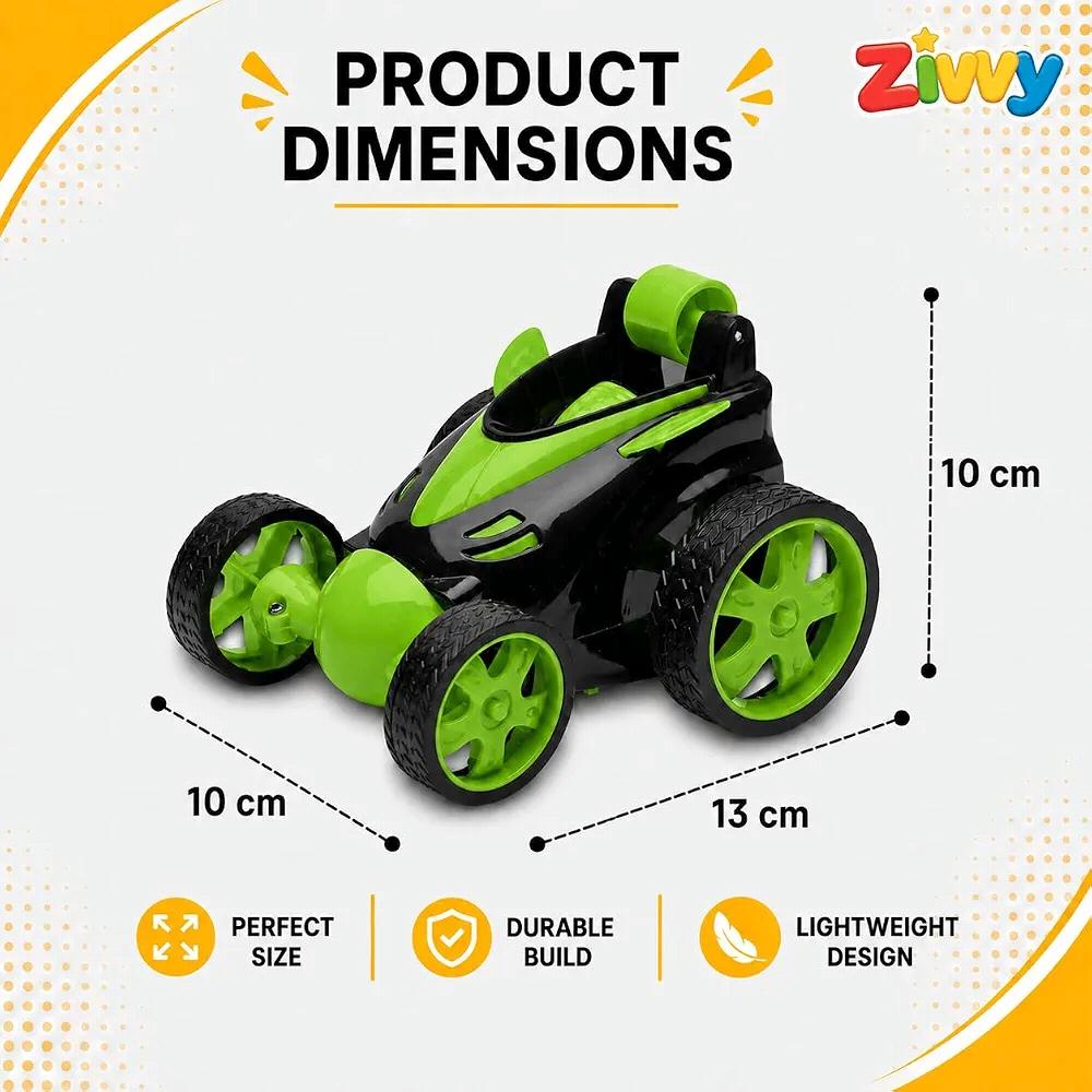 Rotating & Rolling Stunt Car Toy | Spin, Stunt, Flip Functions | Remote Control