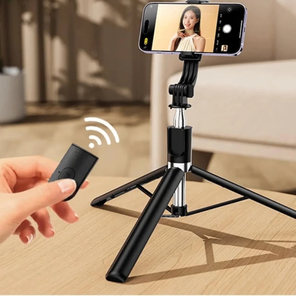 SELFIE STICK  R1 L Bluetooth Selfie Stick with Remote Tripod Stand