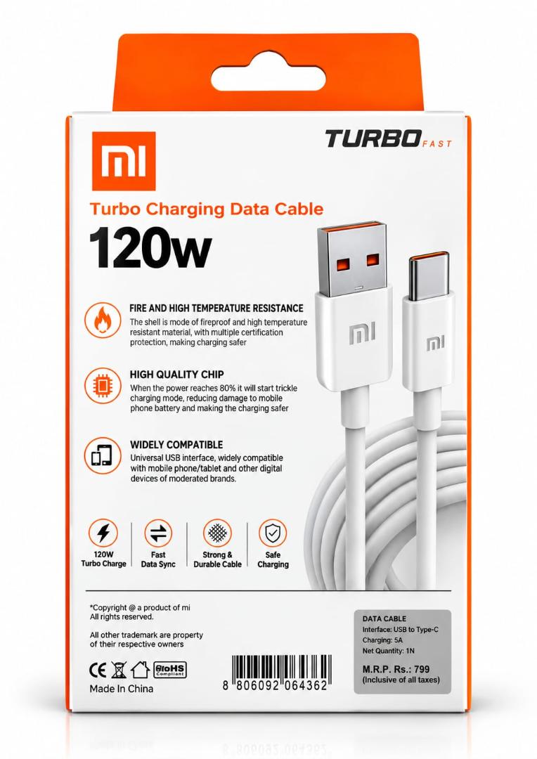 Turbo Charging Data Cable Warranty 6  Month
