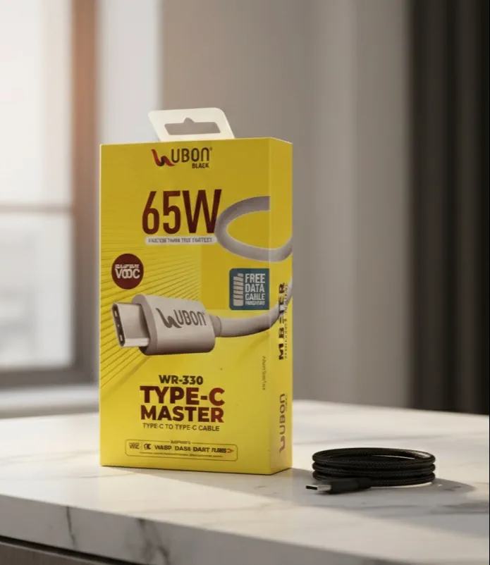 UBON 65W MAASTER TYPE-C TO TYPE-C CABLE