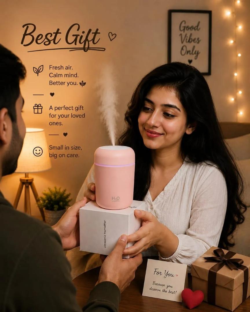  Ultrasonic Humidifier advertisement  features 