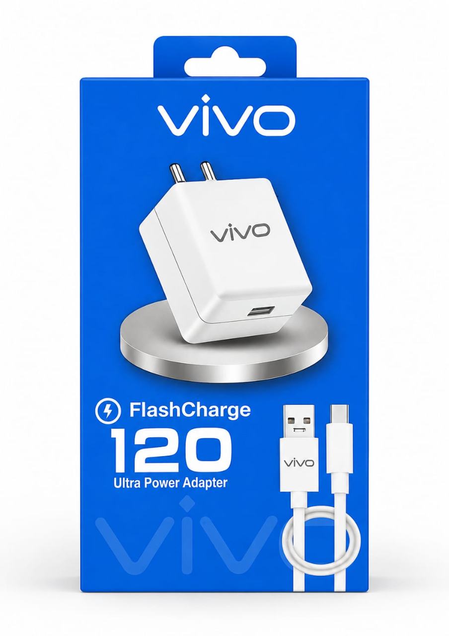 Vivo 120W Flash Charge ulter power adapter Warranty 6Month