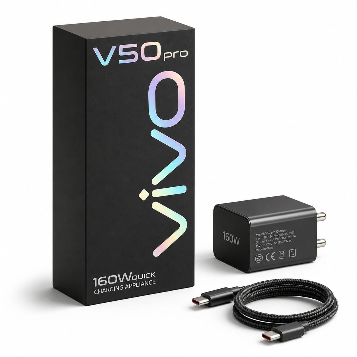 Vivo v50  pro 160w qauick charging Warranty 6 Month