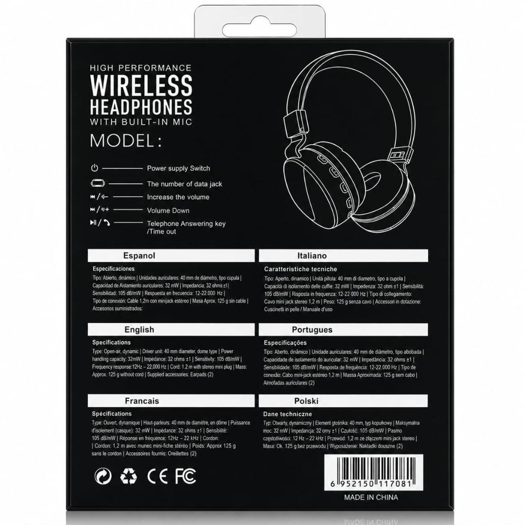 Wireless Bluetooth Headphones 🎧