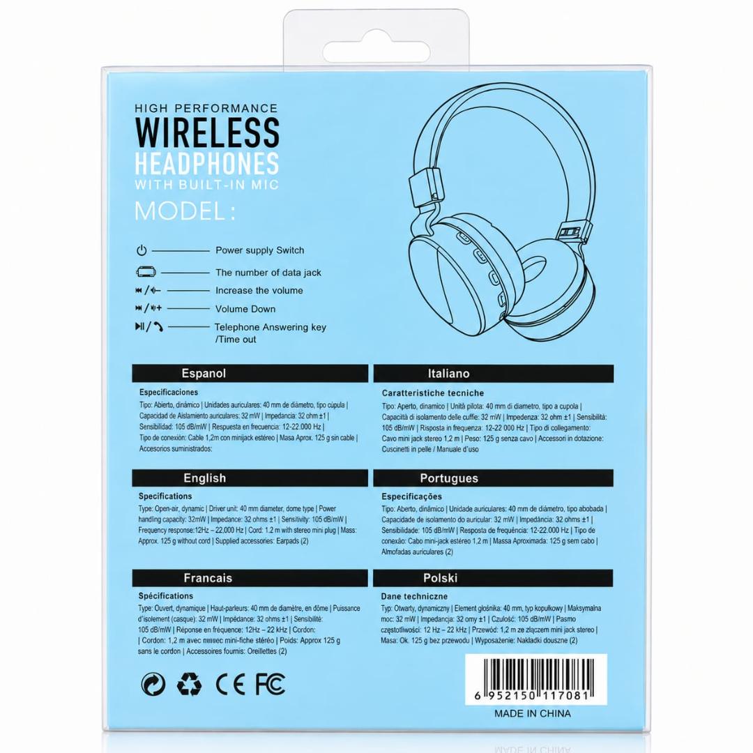 Wireless Bluetooth Headphones 🎧