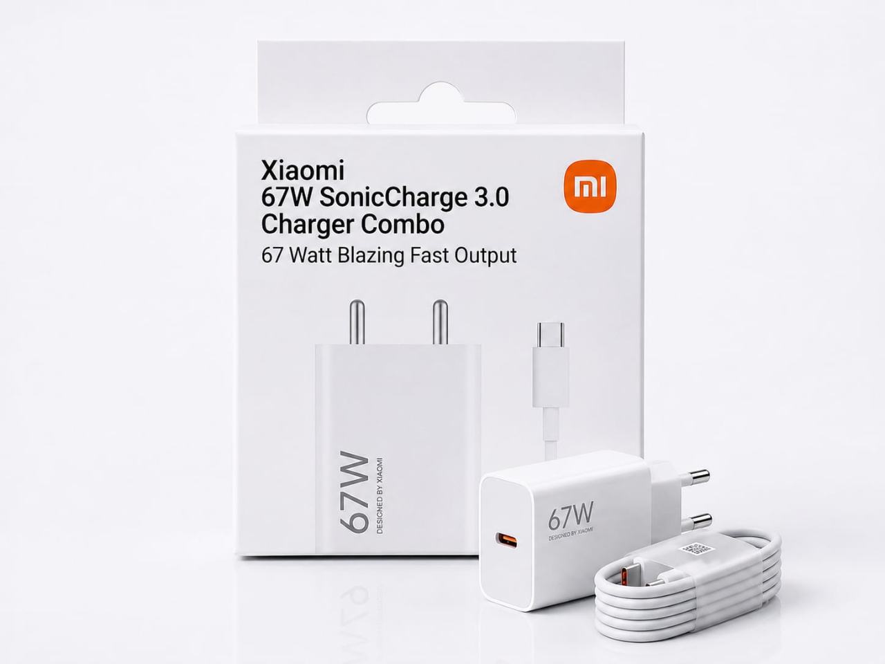 Xiaomi 67W SonicCharge 3.0 Charger Combo Warranty 6Month